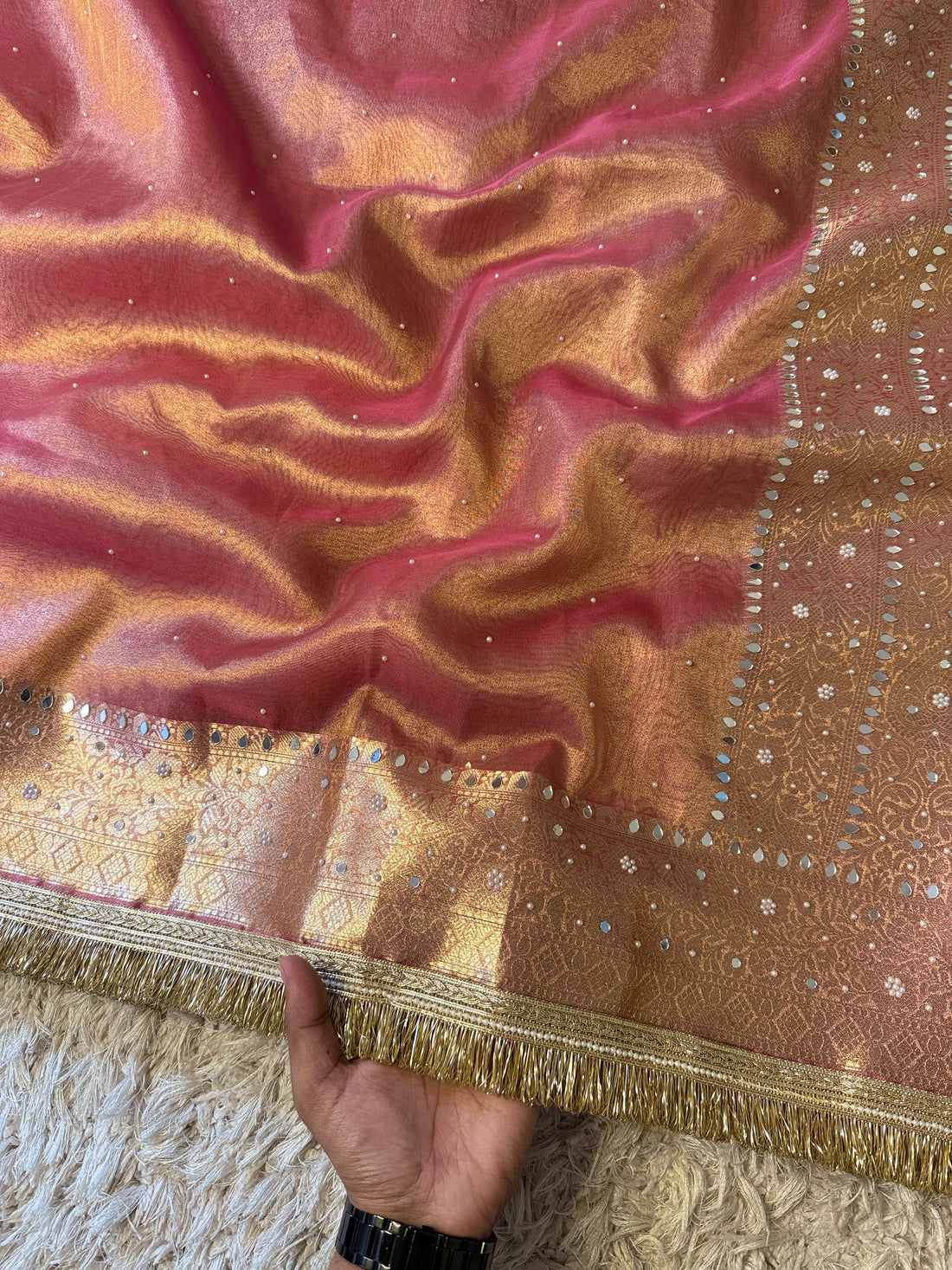 Atrika Tissue Silk Saree