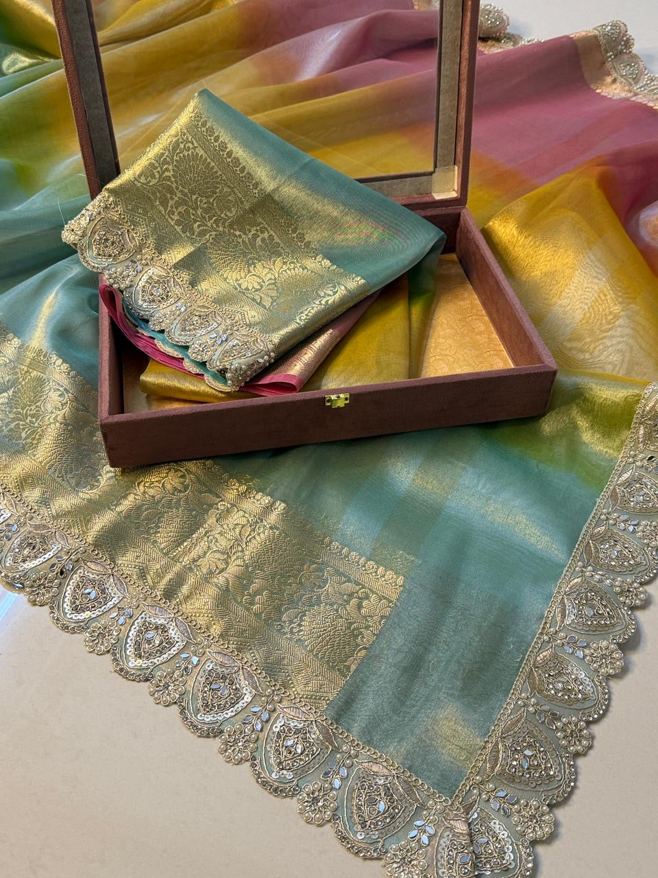 Preet Tissue Silk Saree