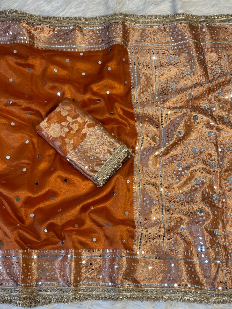 Ambika Tissue Silk Saree
