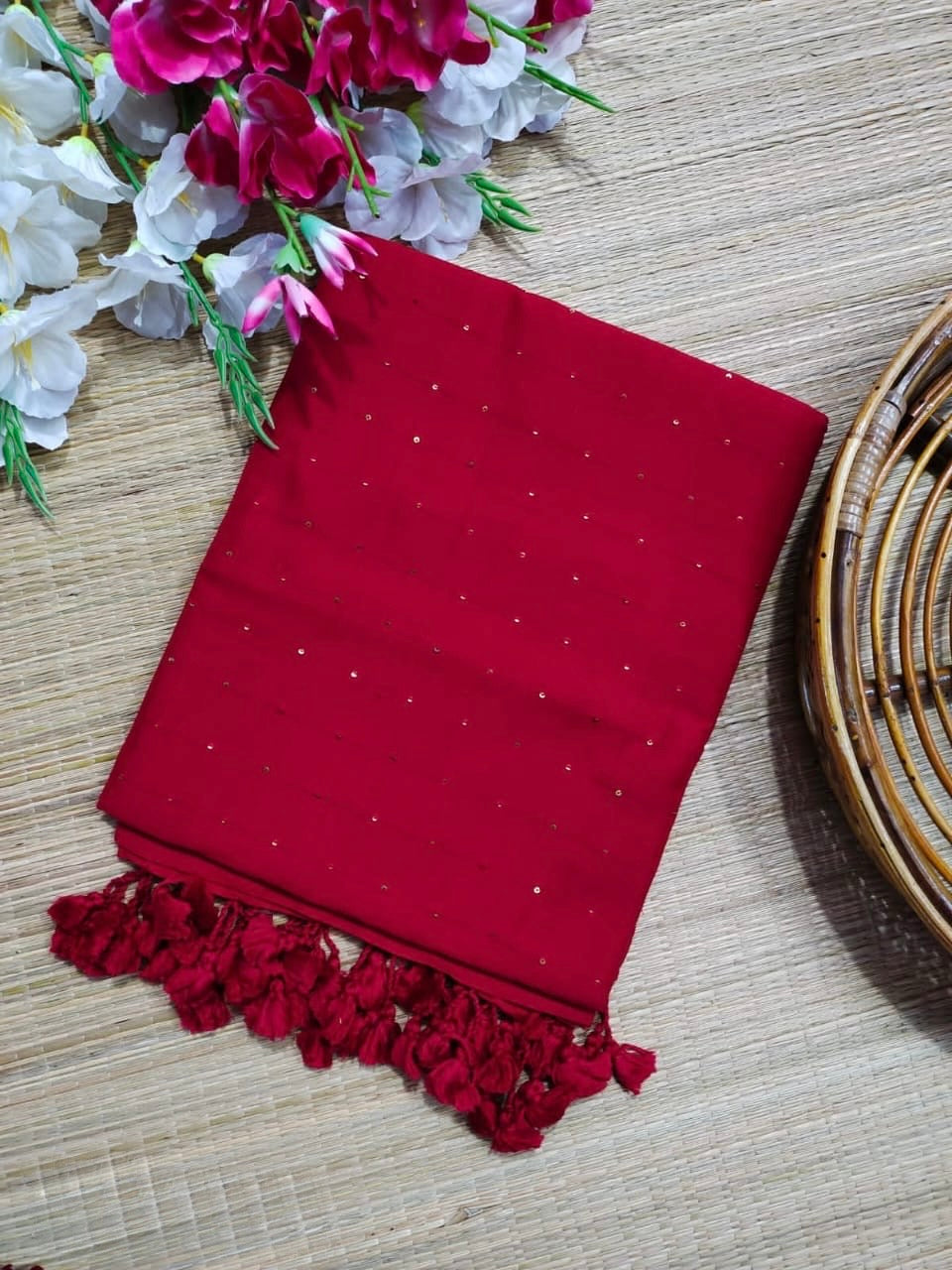Tara Sequinned saree