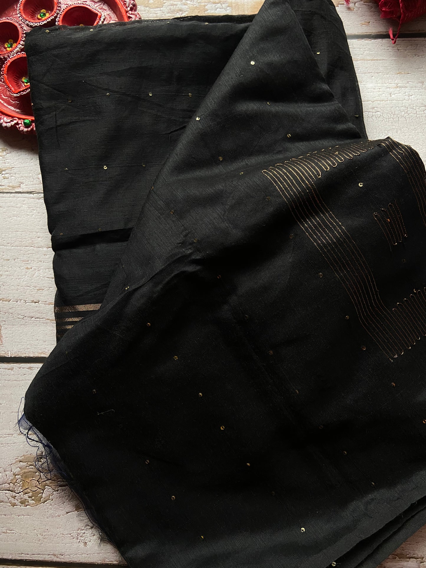 Raga Black Saree