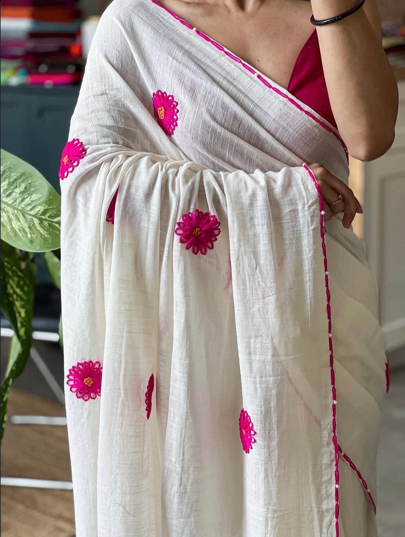 Kagaz phool Saree