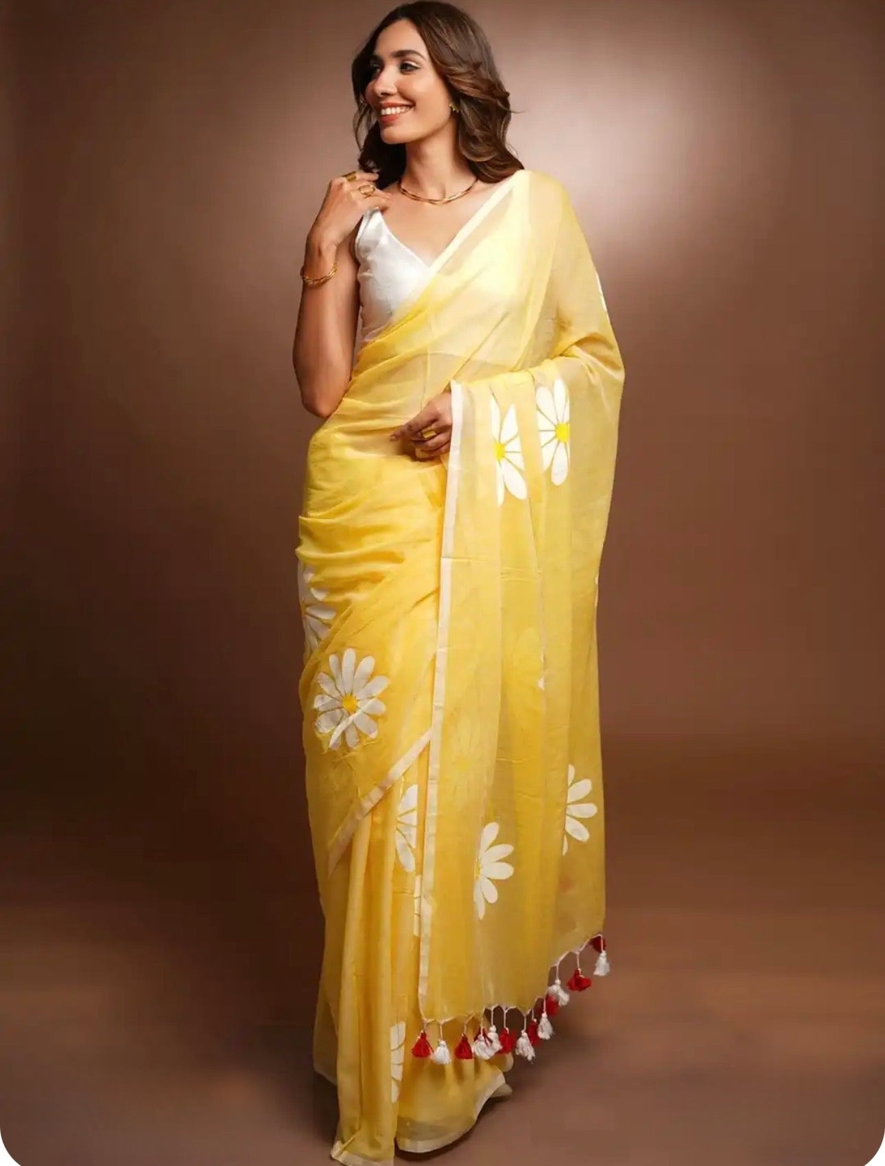 Jasmine Yellow Saree