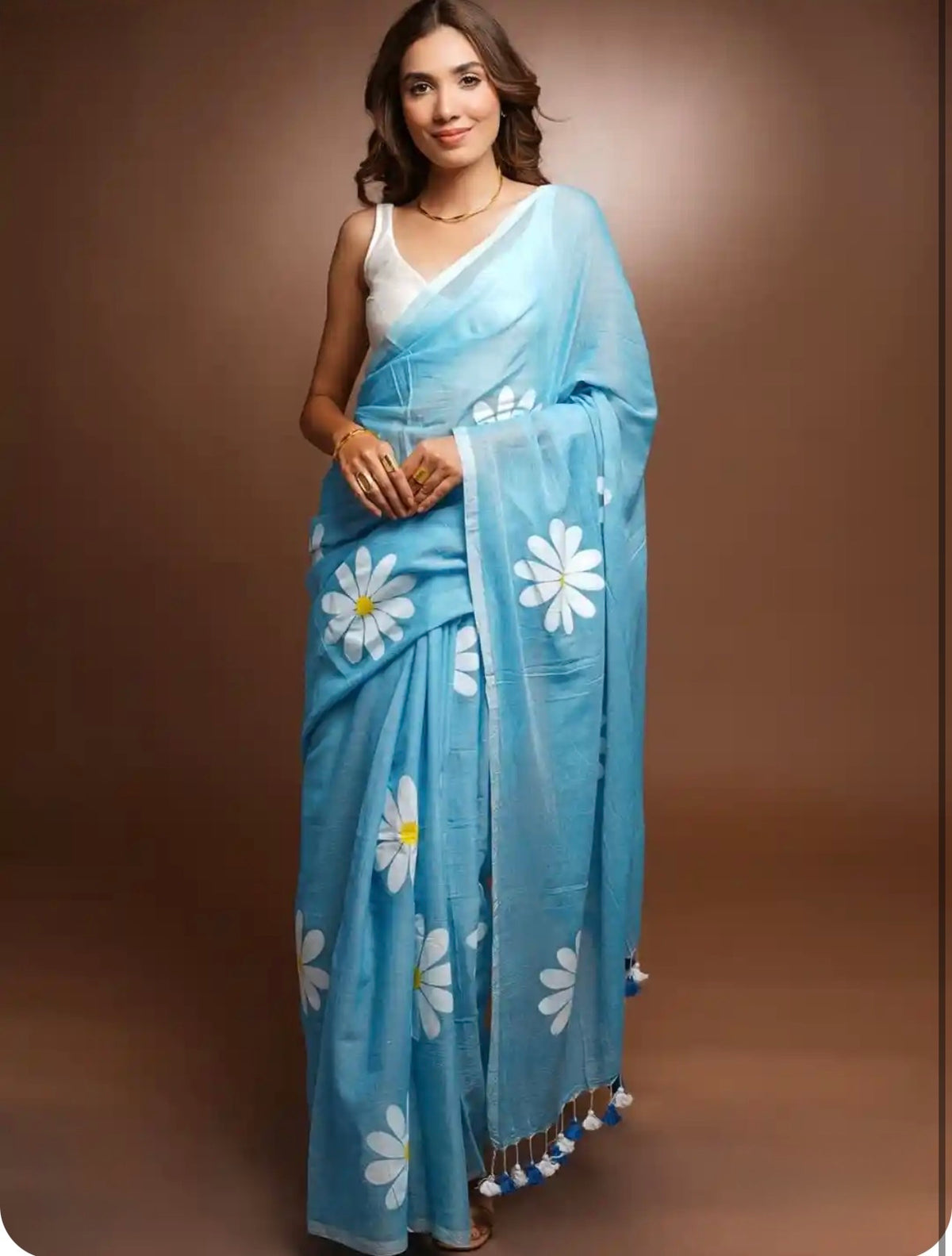 Jasmine Black Saree