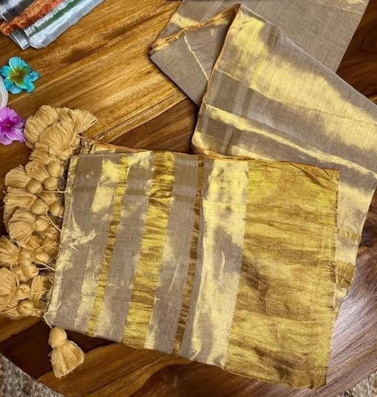 Golden Hour Tissue Saree