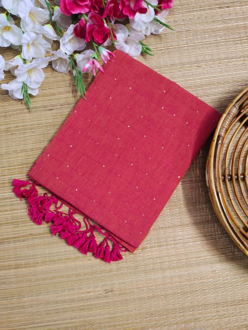 Tara Sequinned saree