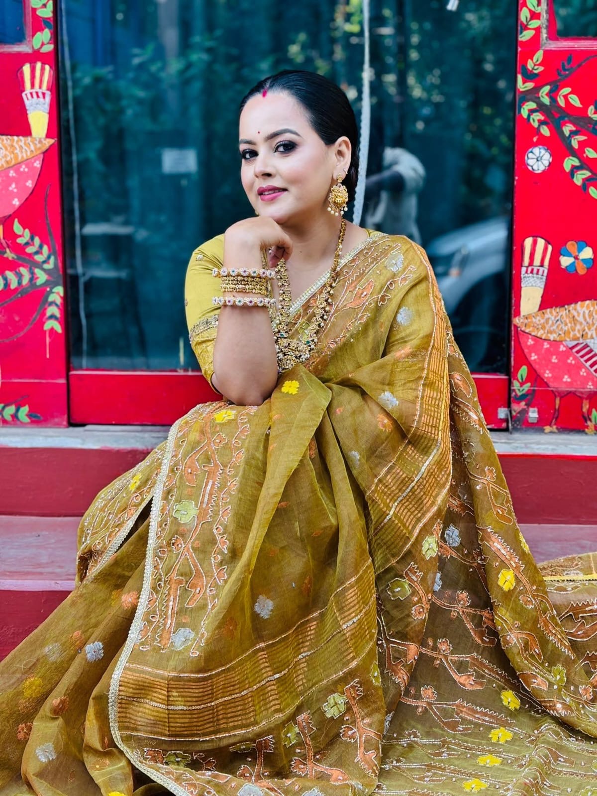 Rohini Jamdani Saree