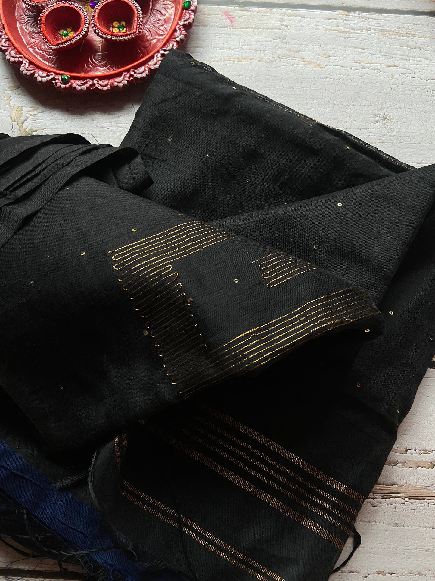 Raga Black Saree