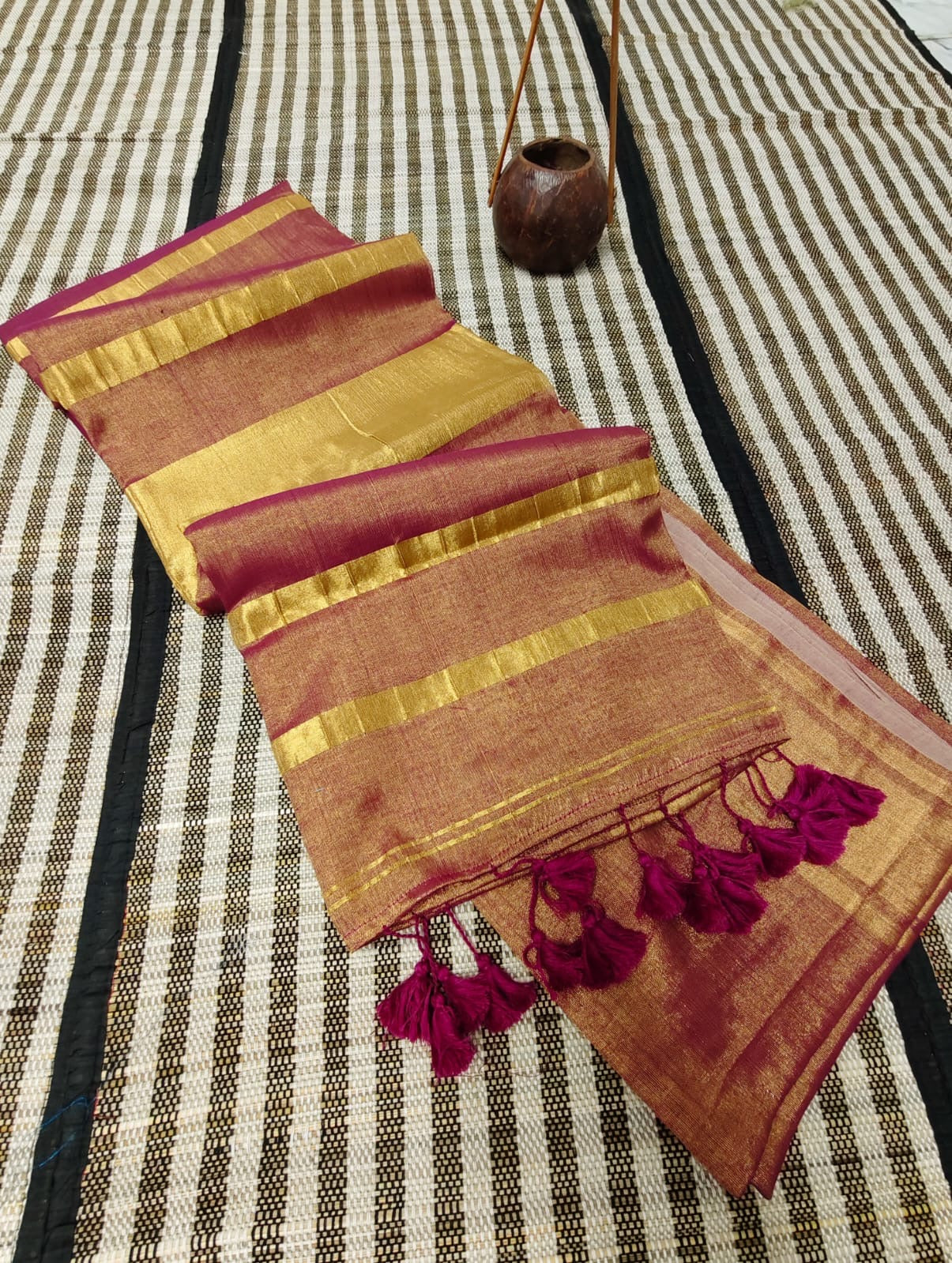 Sunset Tissue Saree