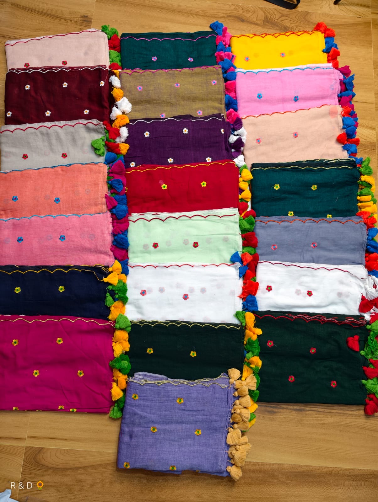 Scallop Mul Saree