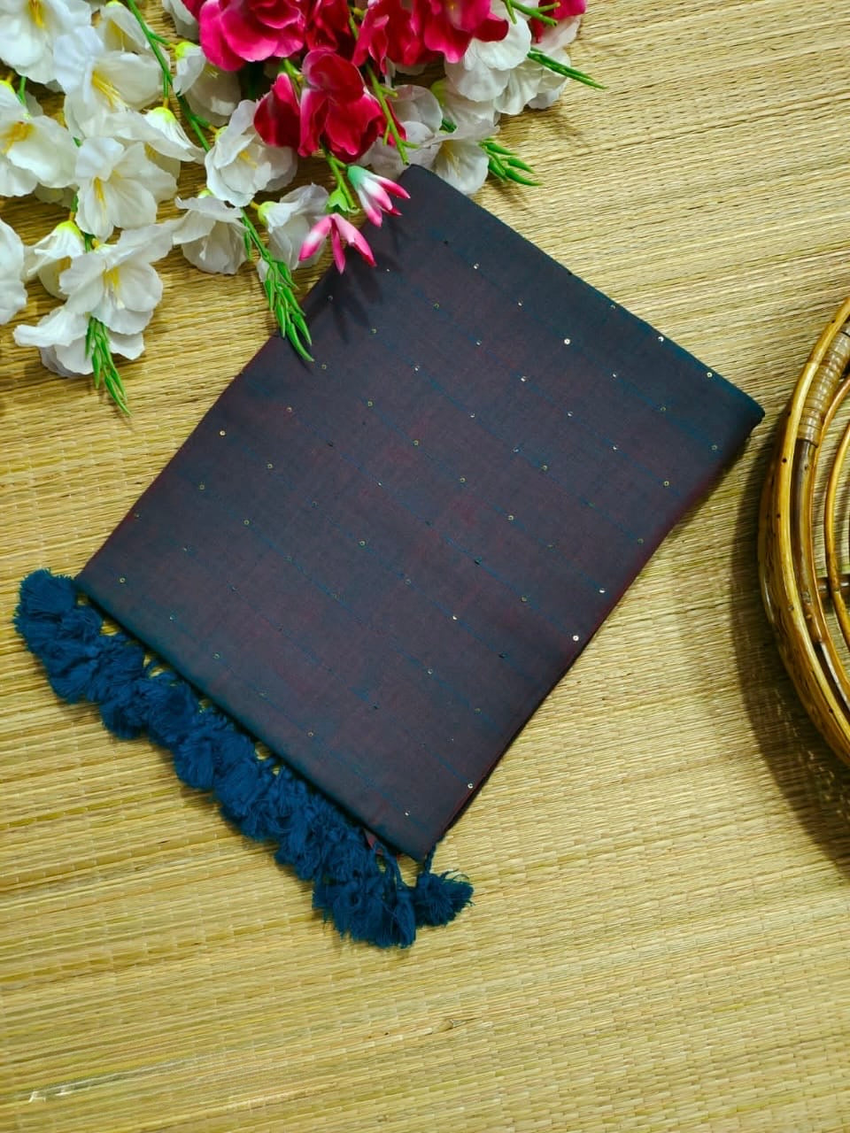 Tara Sequinned saree