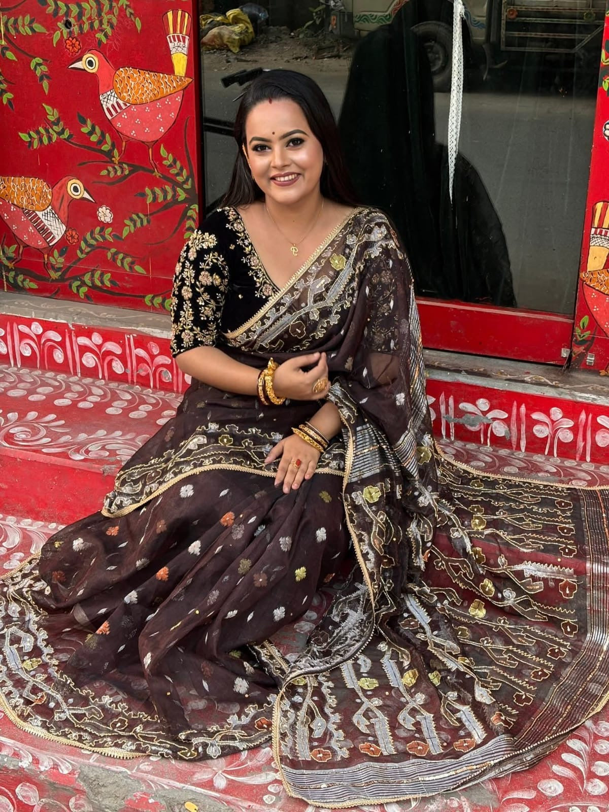 Rohini Jamdani Saree