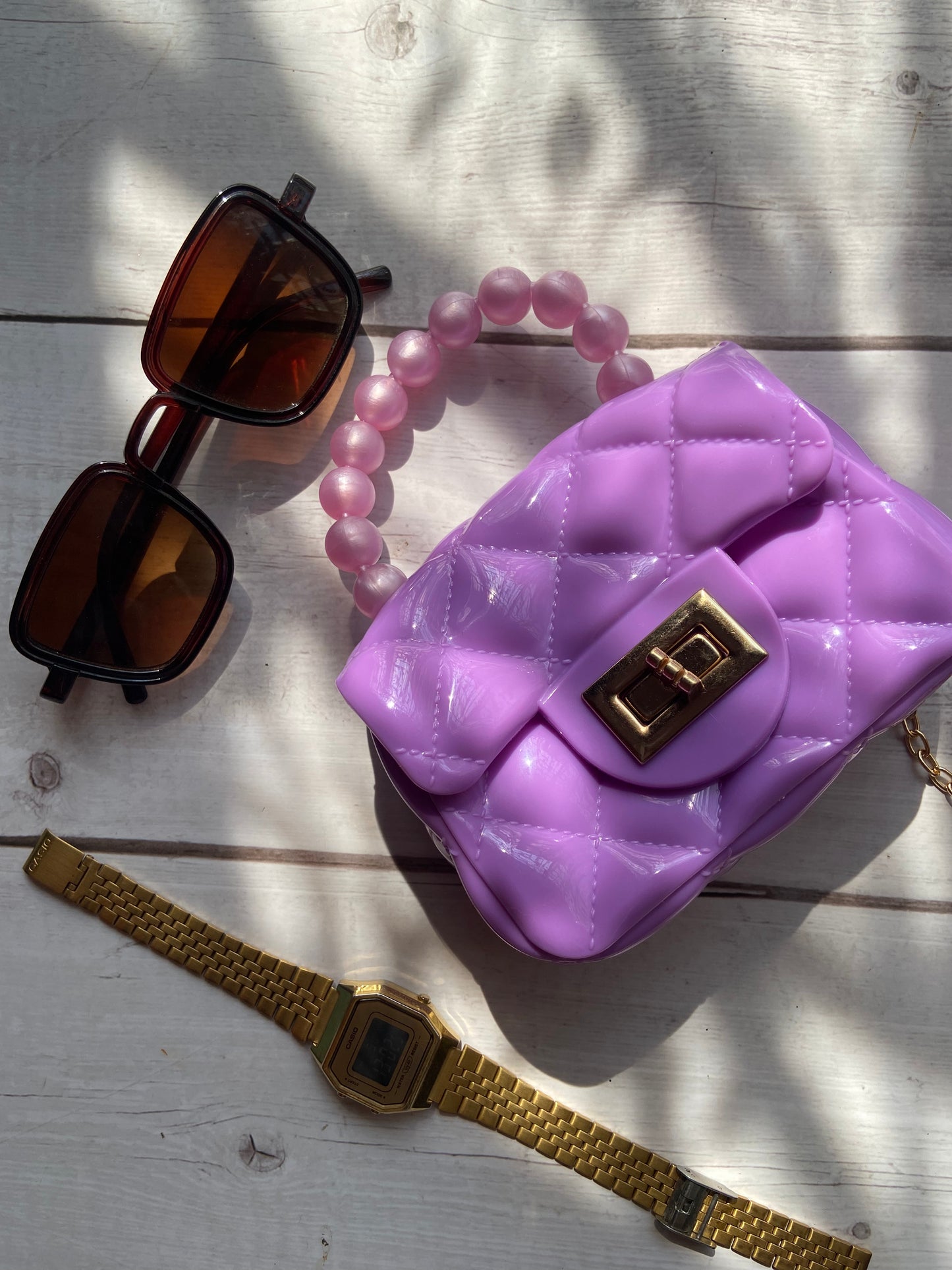 Lilac miniature bag