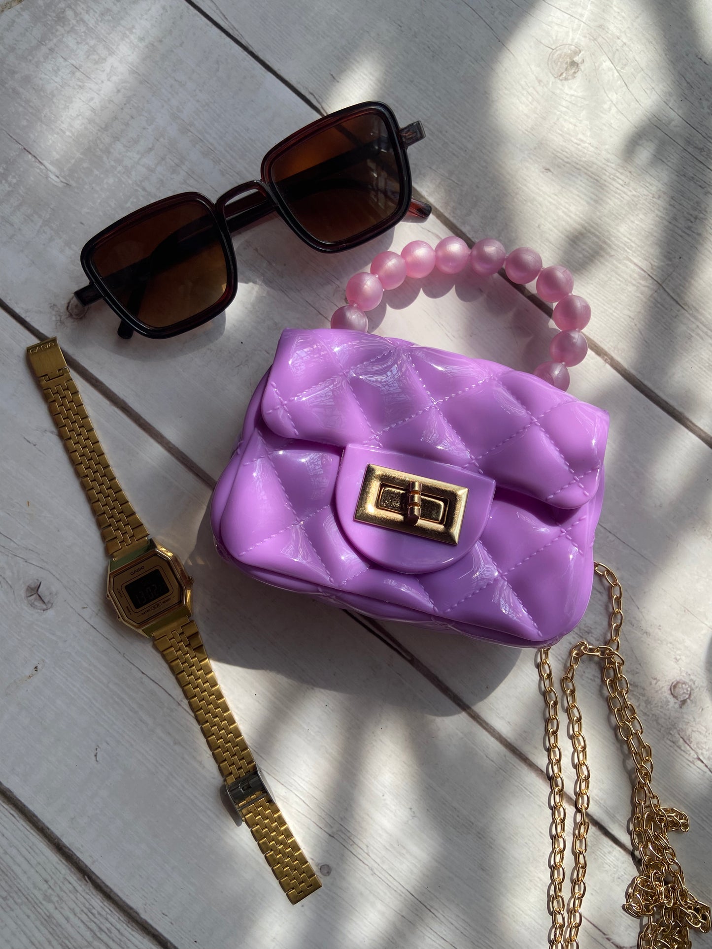 Lilac miniature bag