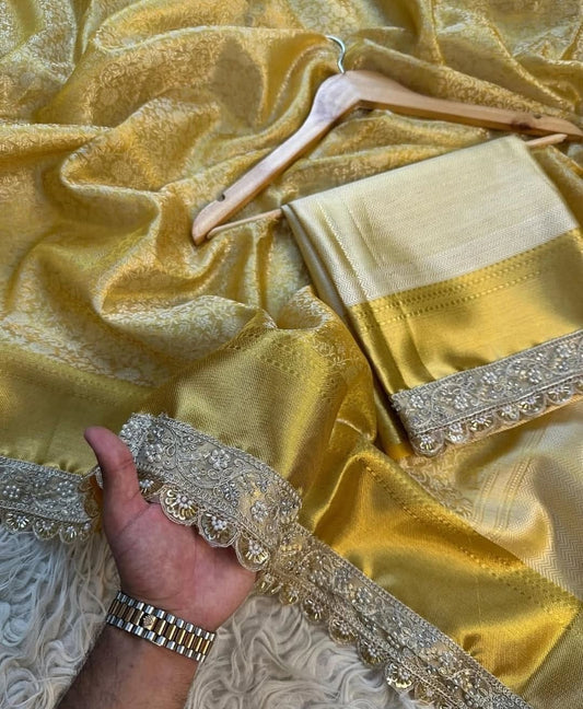 Iram Silk Saree (yellow)