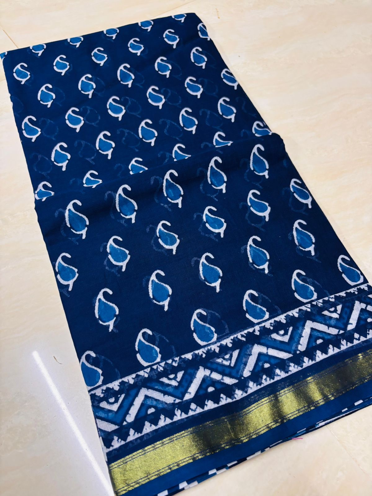 Neel Indigo Saree