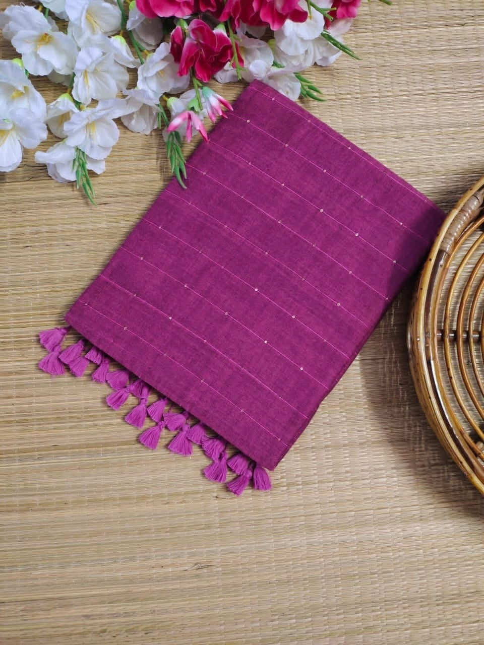 Tara Sequinned saree