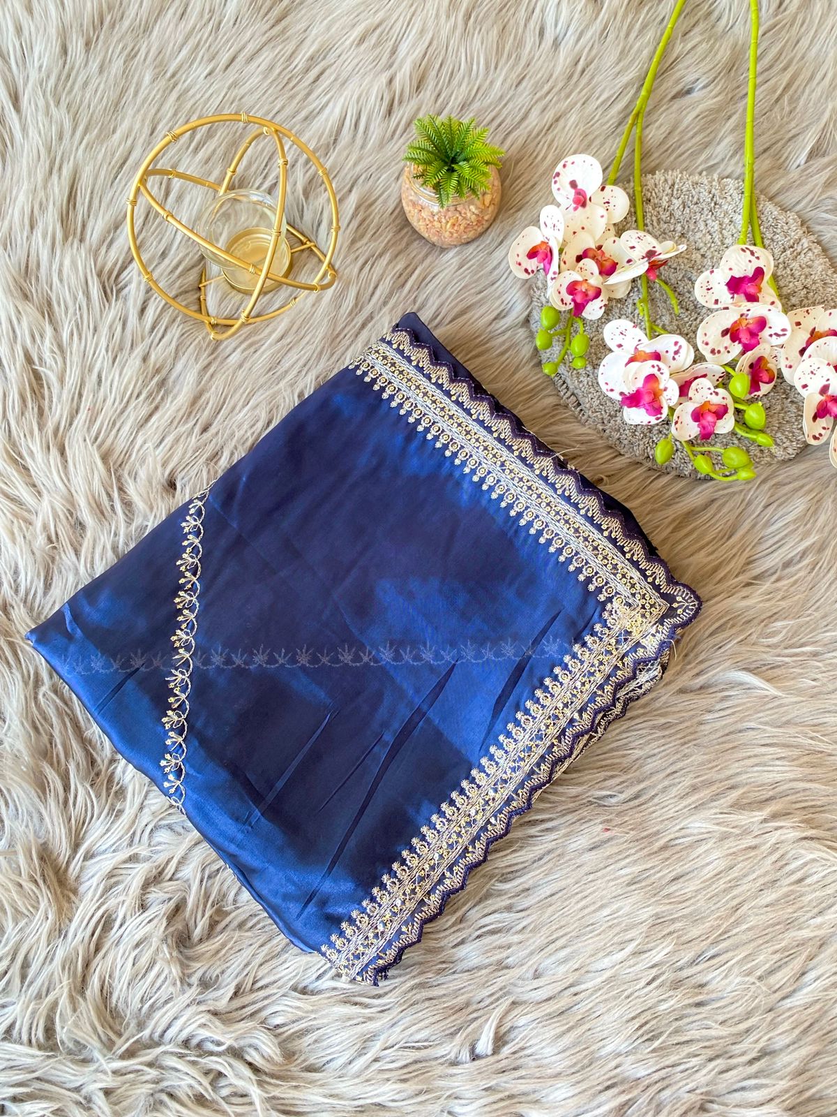 Zarina Tissue Organza Saree