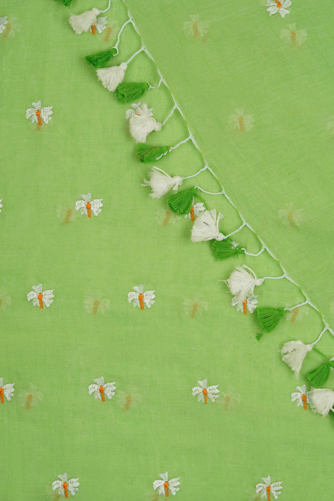 Parijat Green Saree