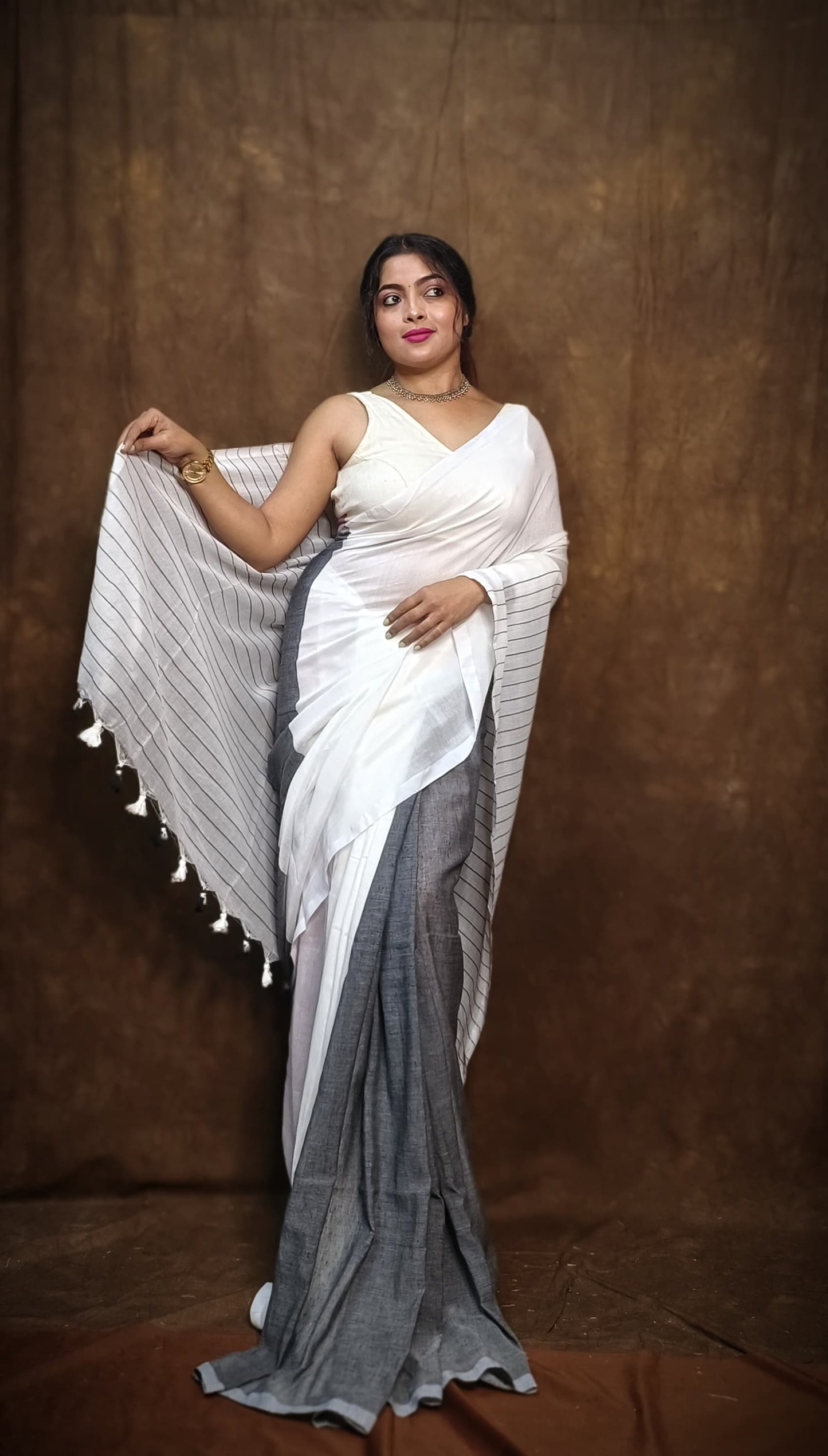 Mrinal mul saree