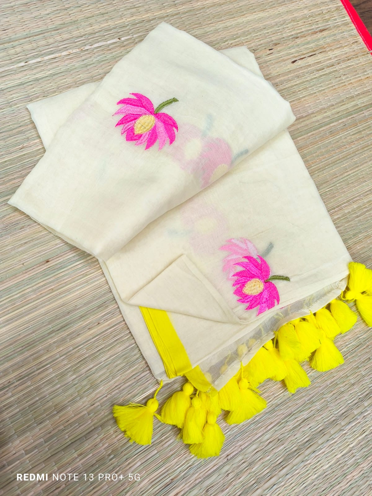 Lotus Mul Saree