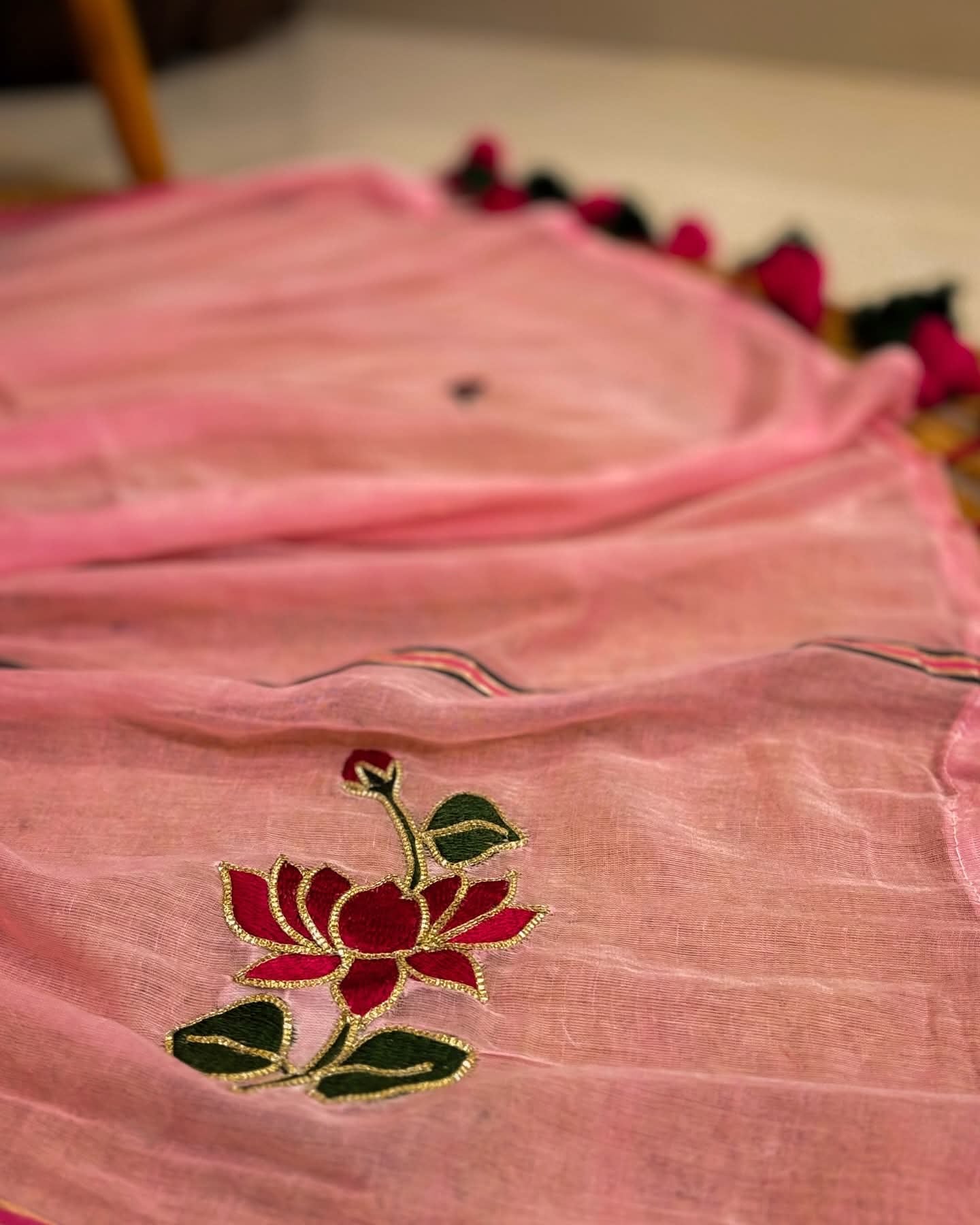 Padma Mul Saree (pink)
