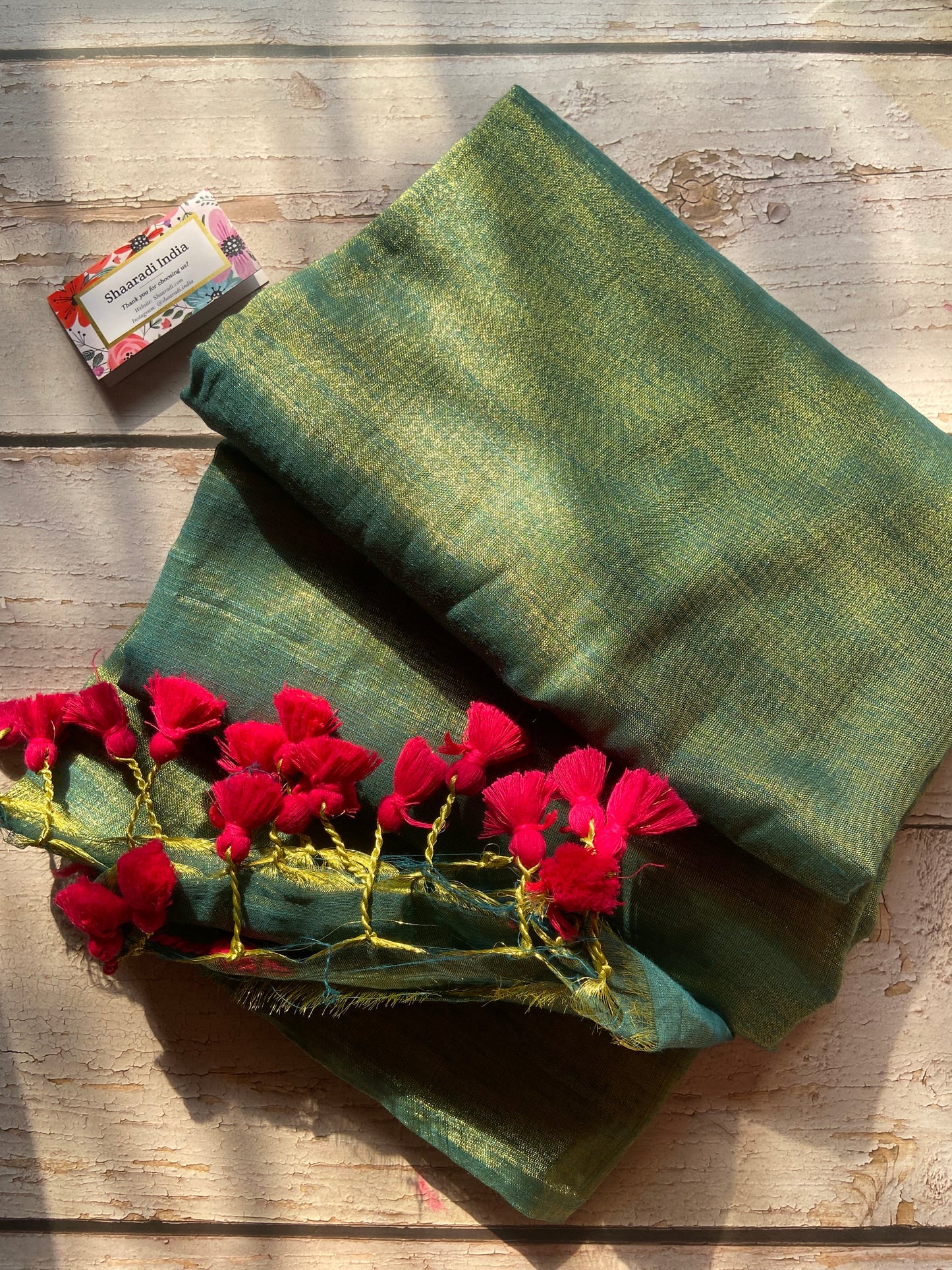 Raga Green Ocean Saree