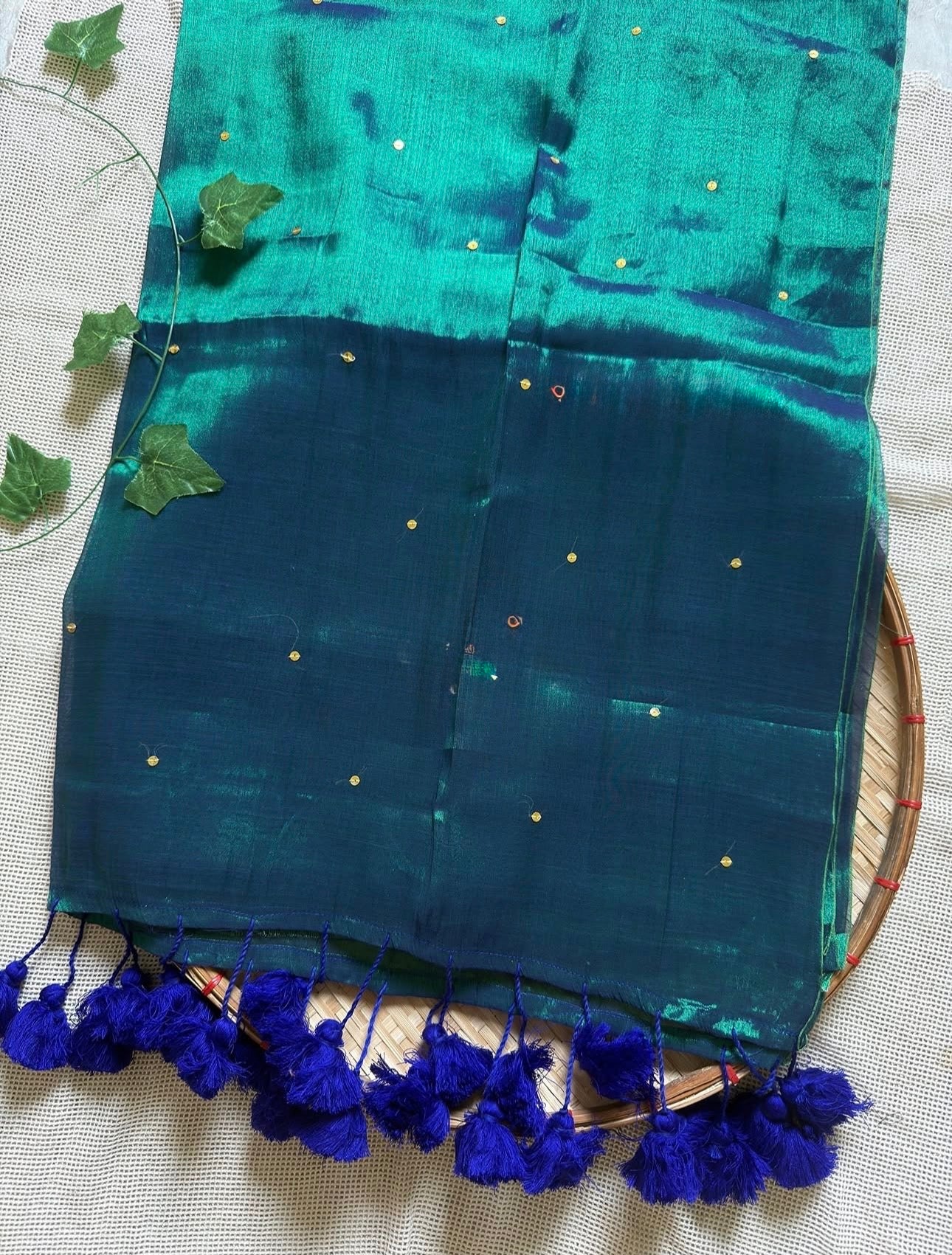 Peacock Tissue Saree