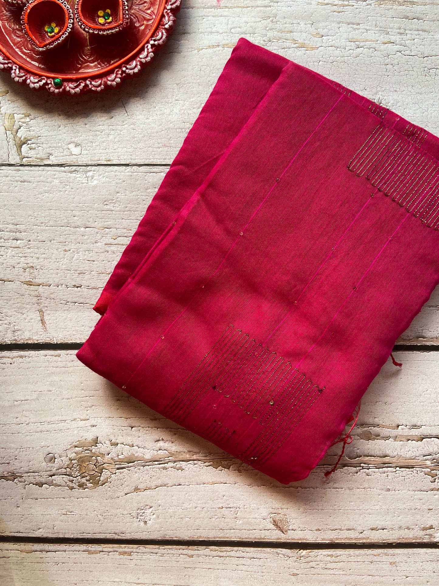 Raga Rani pink Saree