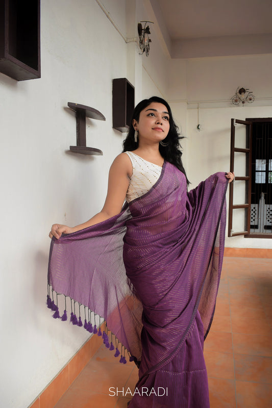 The Purple Saree
