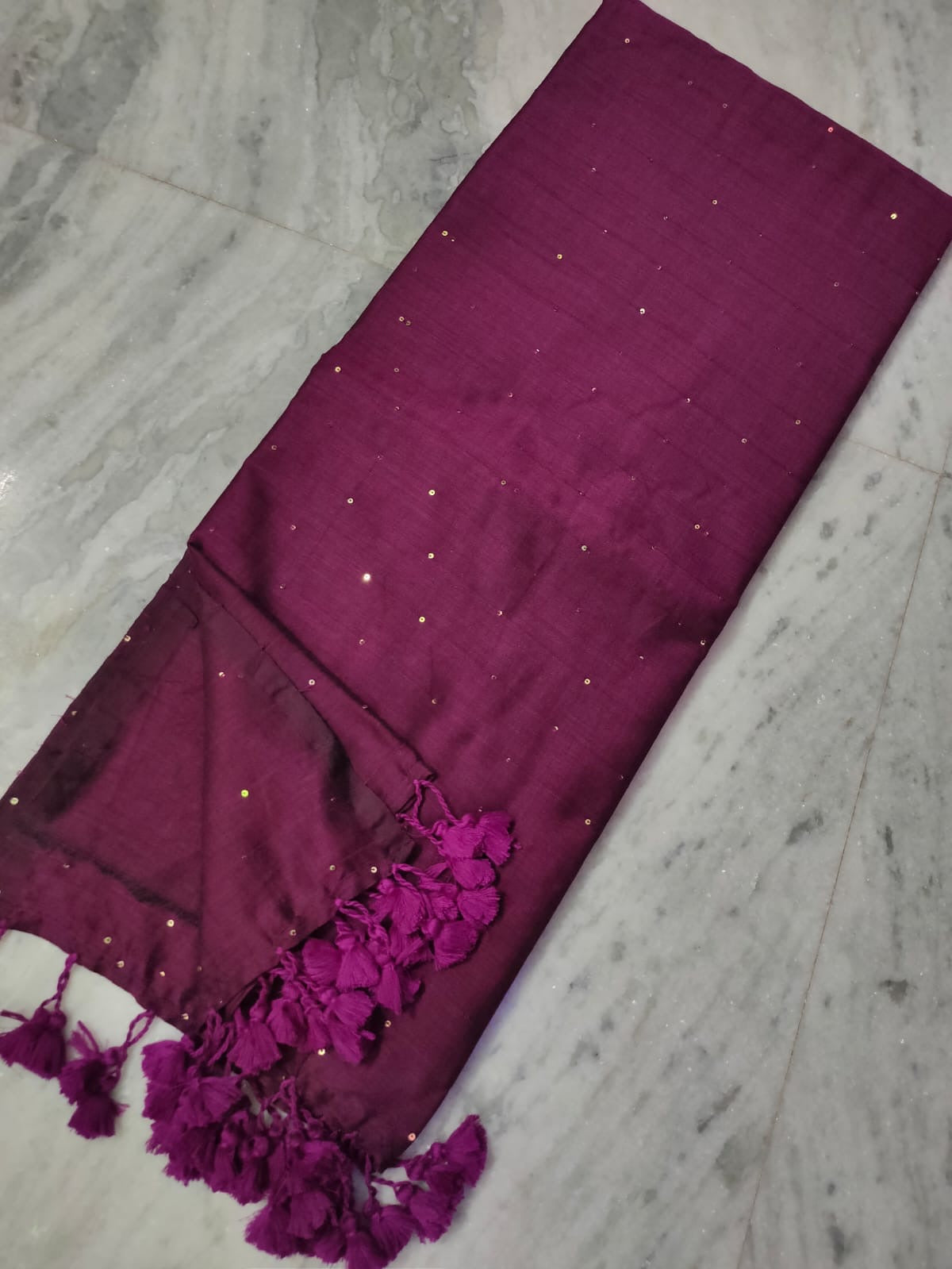 Tara Sequinned saree