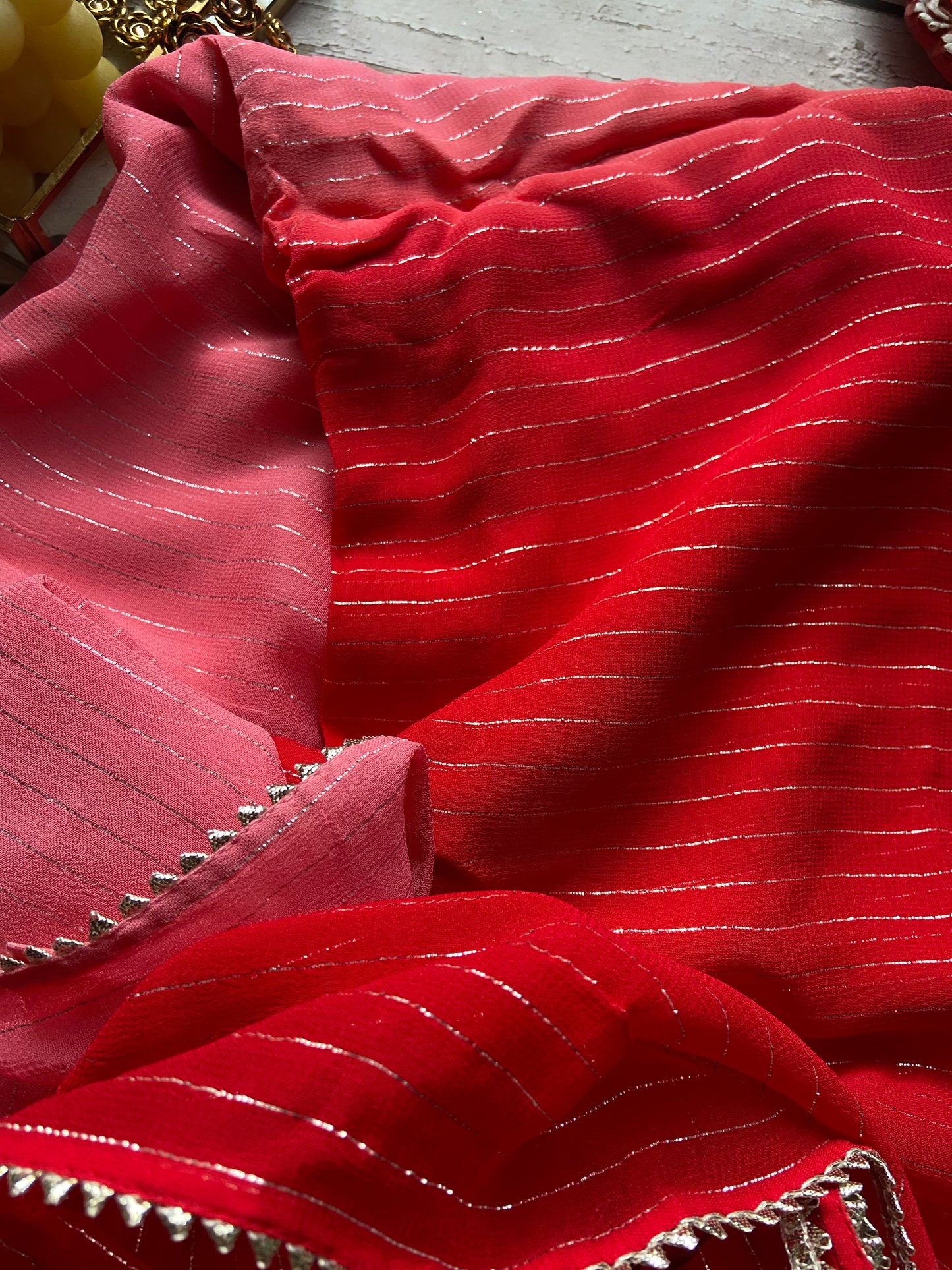 RANI Gulabi Saree