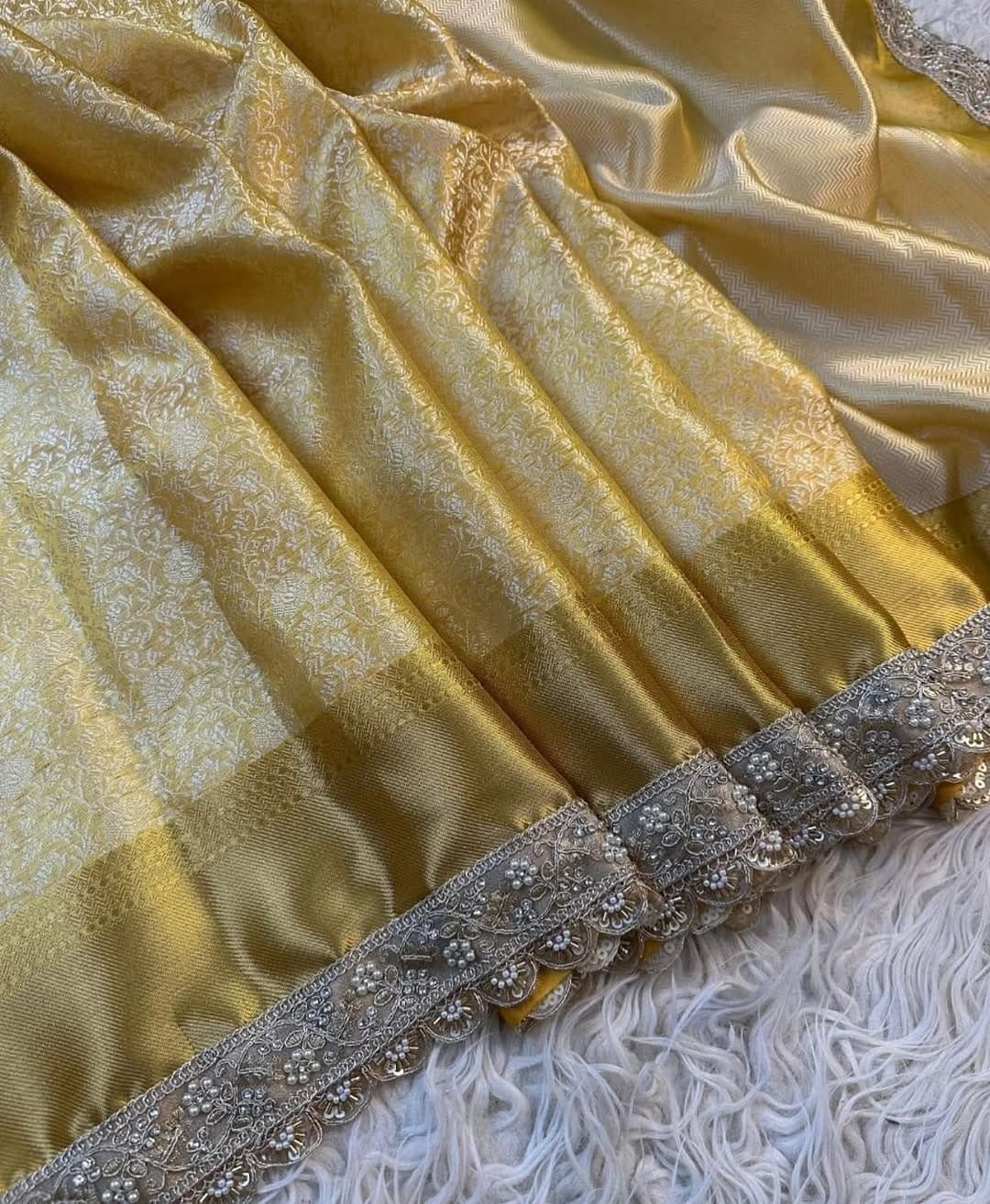Iram Silk Saree (yellow)