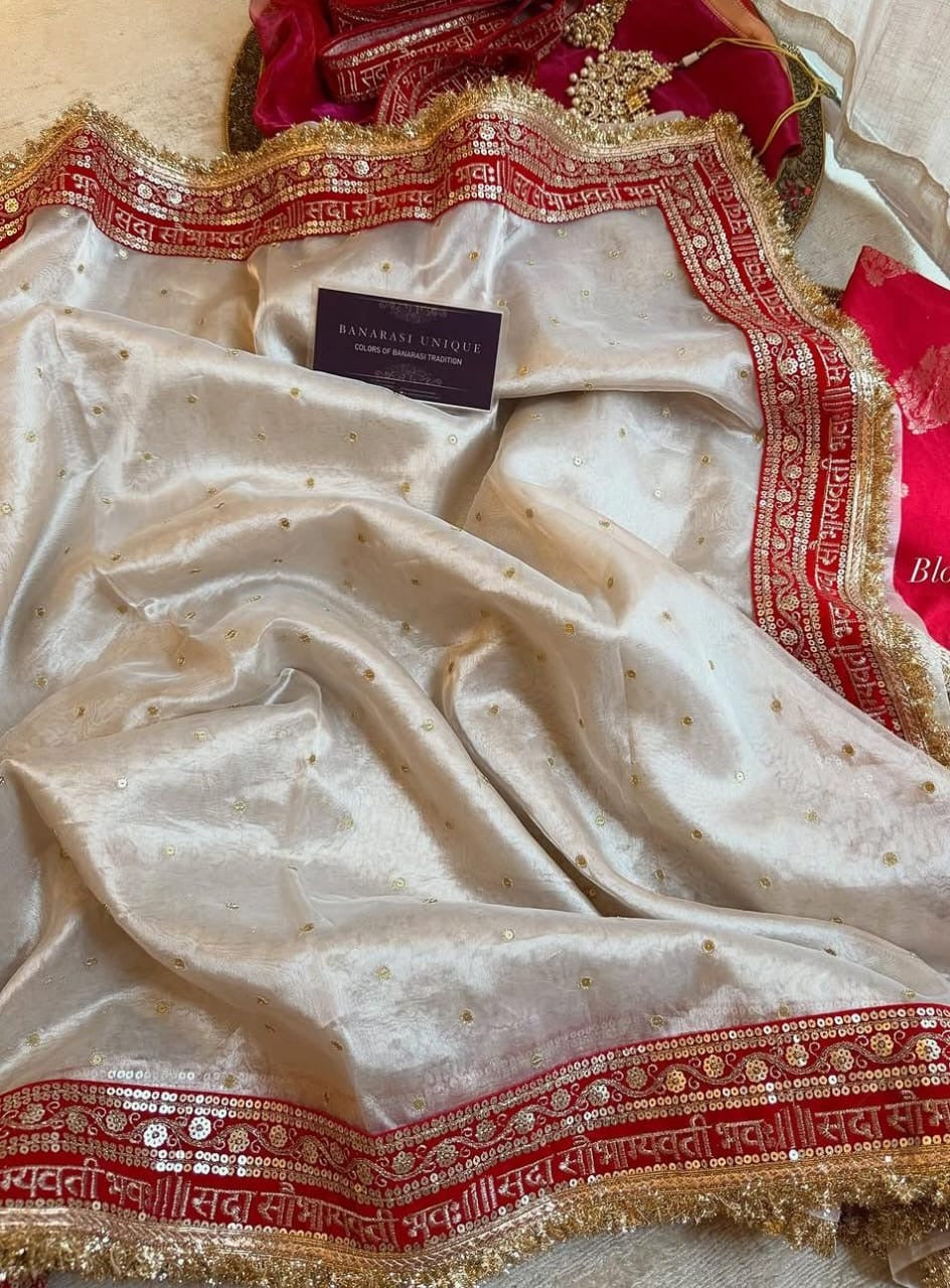 Dulhan Tissue Silk Saree
