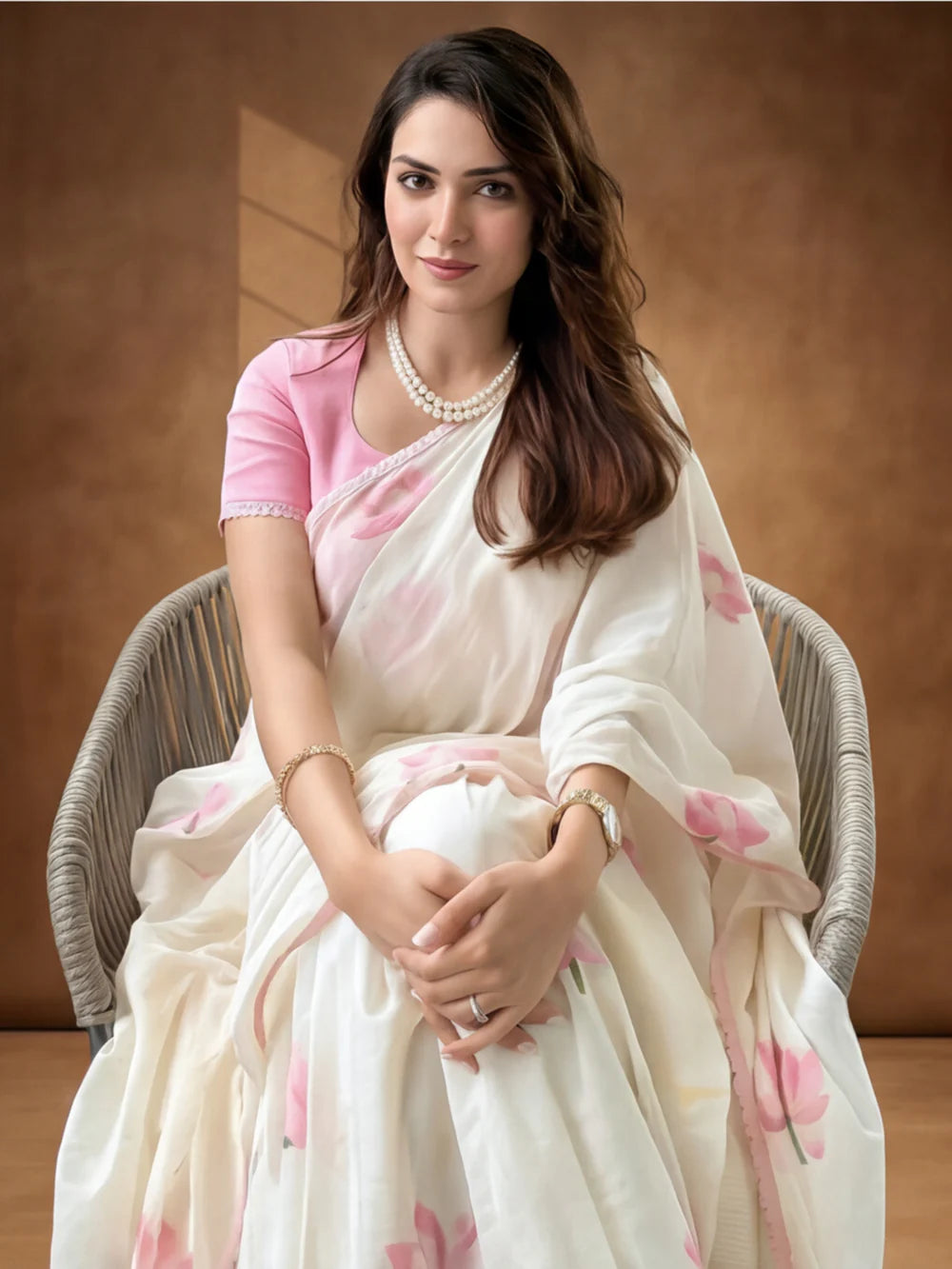 Trisha Linen Saree