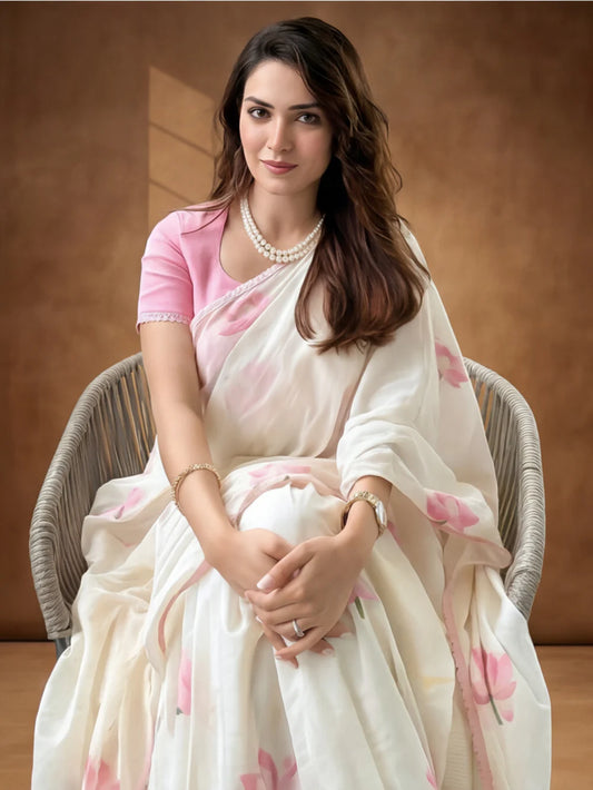 Trisha Linen Saree