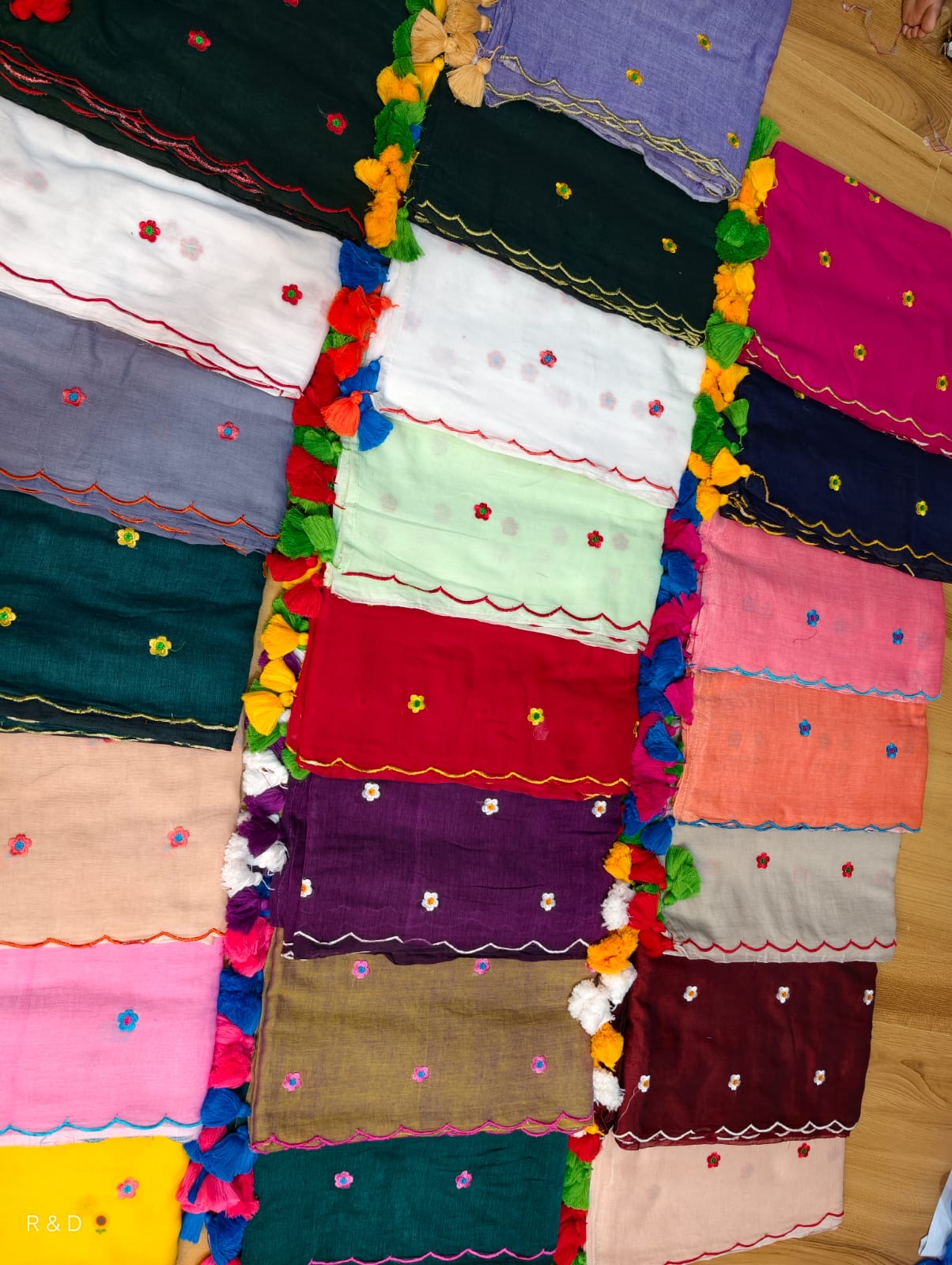 Scallop Mul Saree