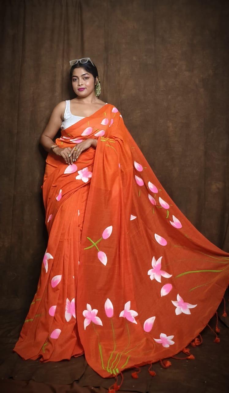 Phool mul saree