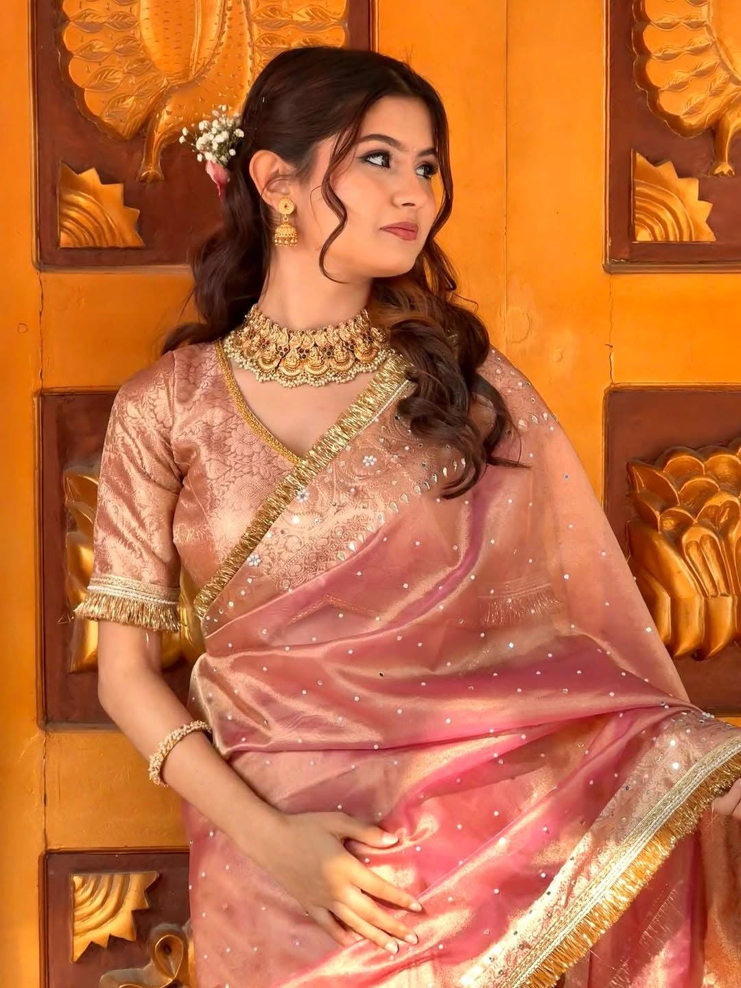 Atrika Tissue Silk Saree