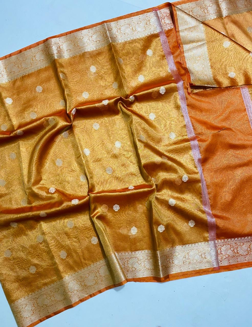 Swarn phool tissue silk saree