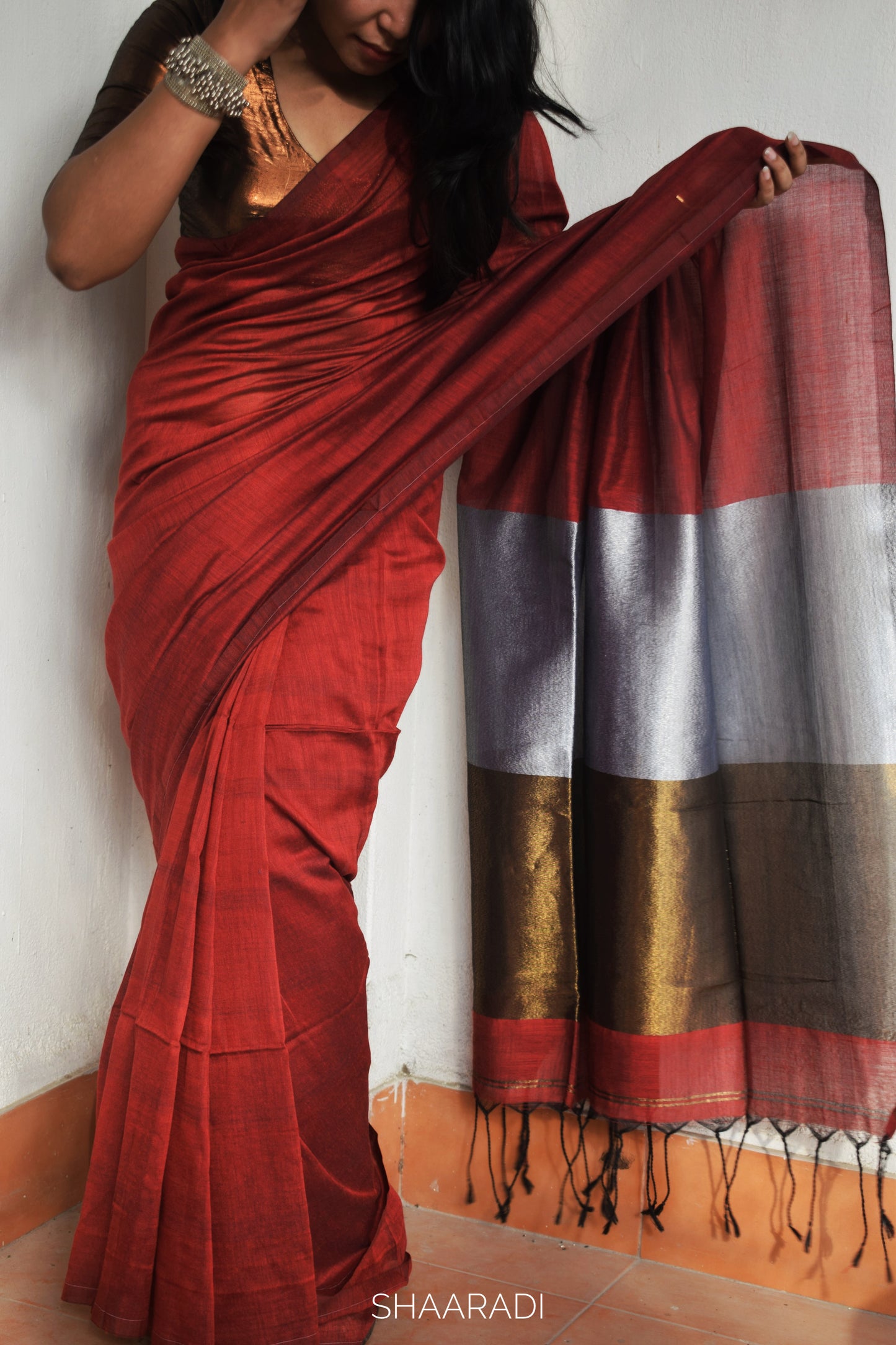 The Rosemary Saree