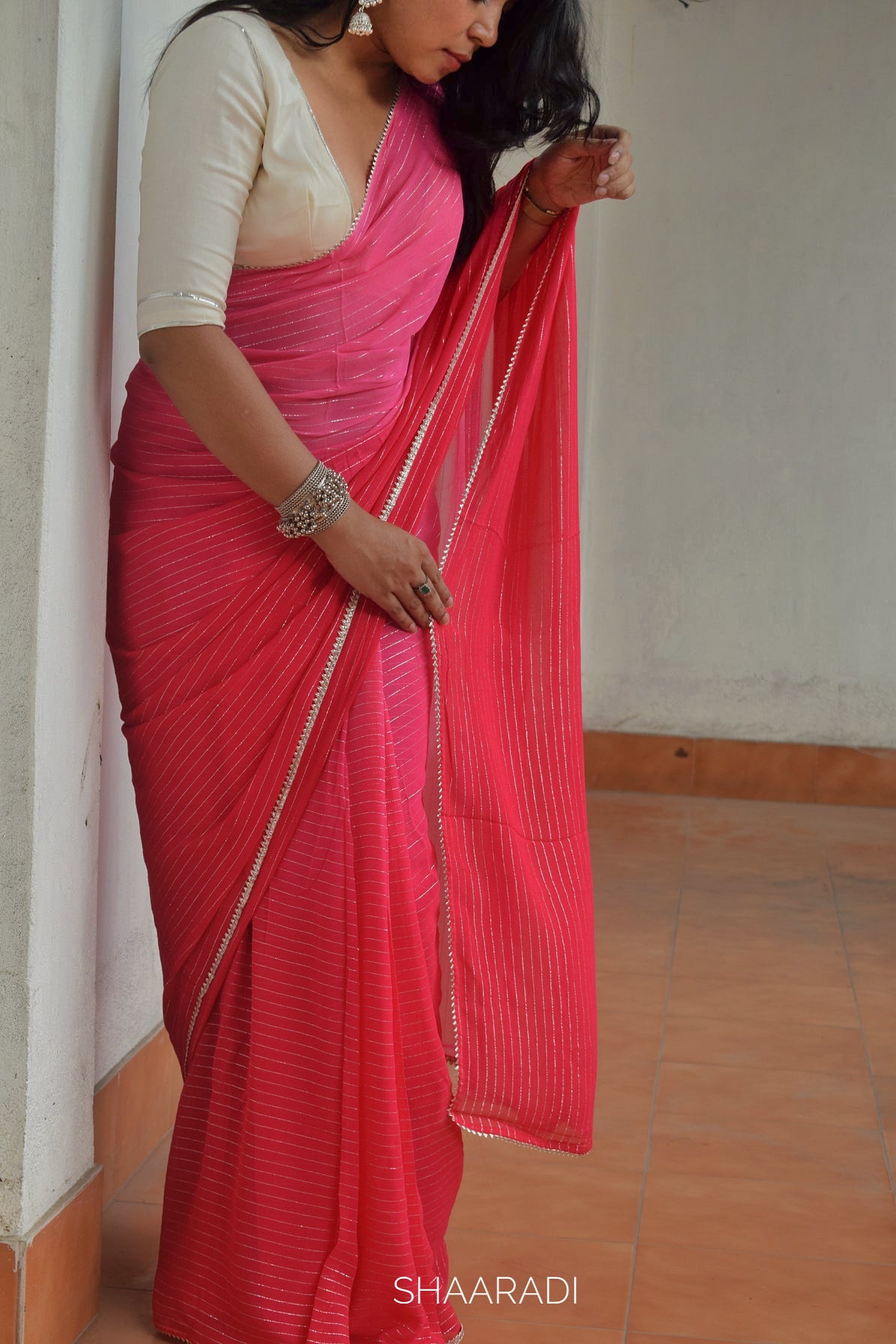 RANI Gulabi Saree