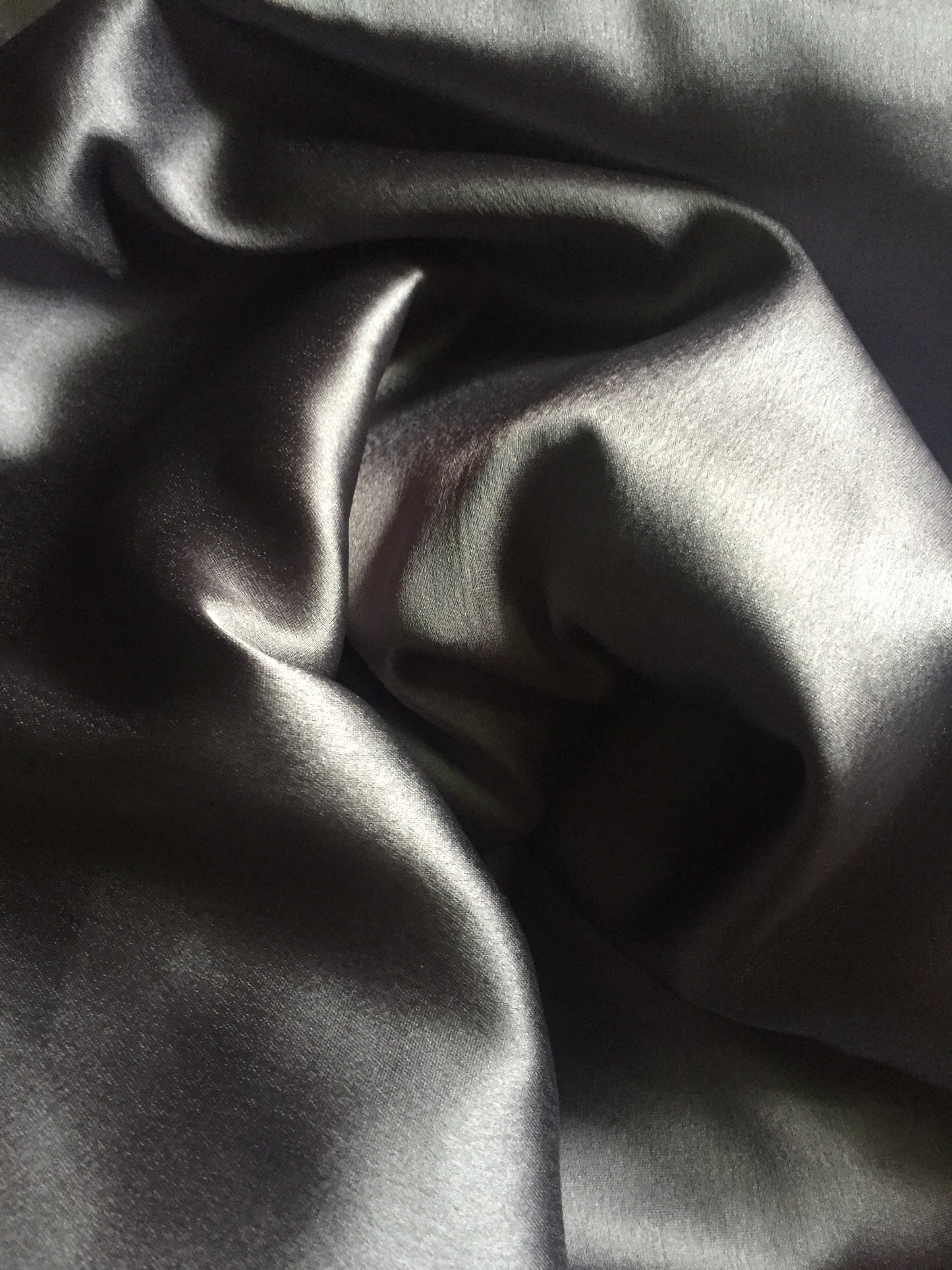 Moon Grey Satin Saree