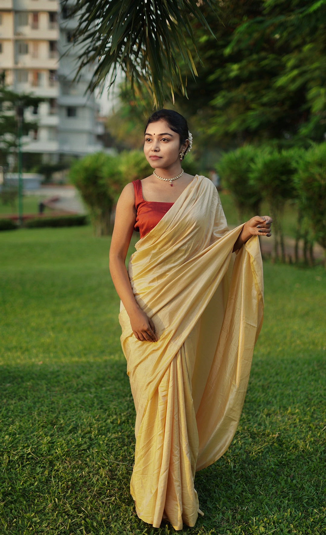 Goldy Waves Saree