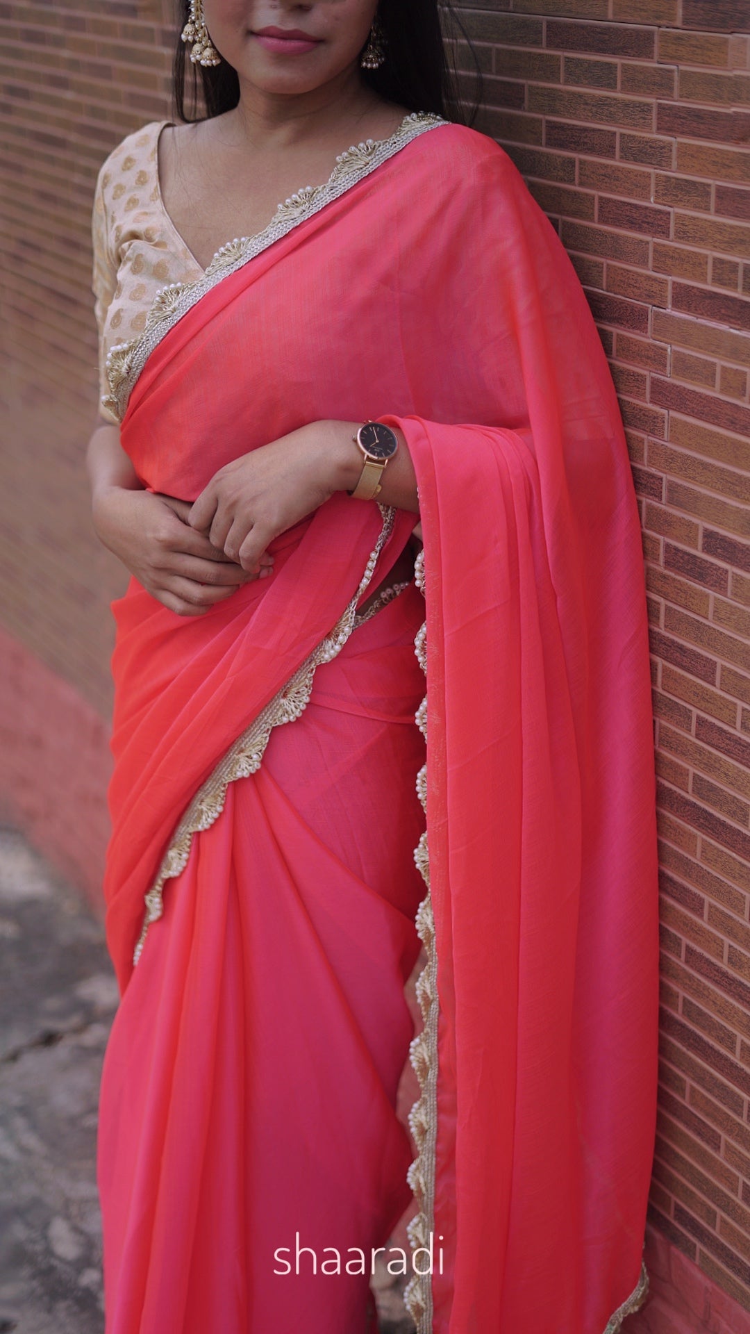 Rosy Hues Saree