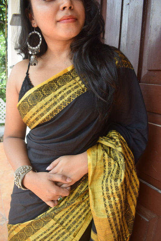 Yellow Lily Saree