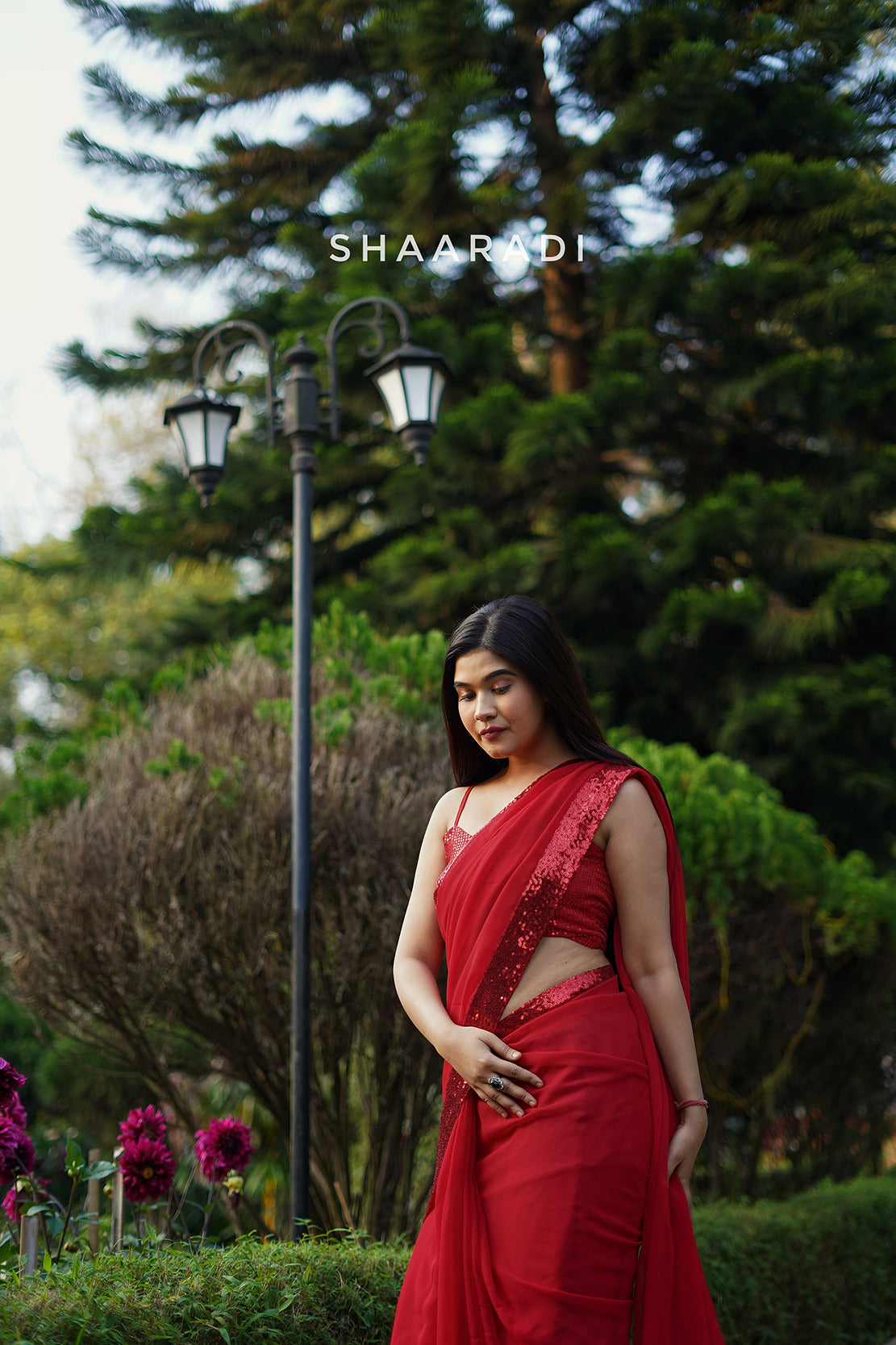 Red Saree With Blouse | mioKumud